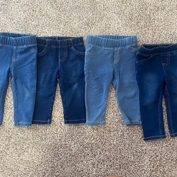 Bundle of 4 Baby Girl Jeans - Picture 1 of 5